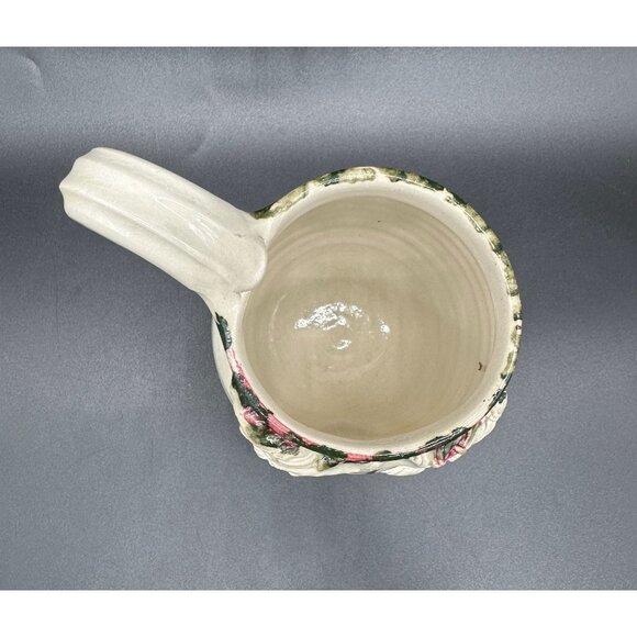 Vintage Santa Claus Mug Handmade Pottery Spongeware Coffee Cup Christmas Decor - Picture 6 of 10